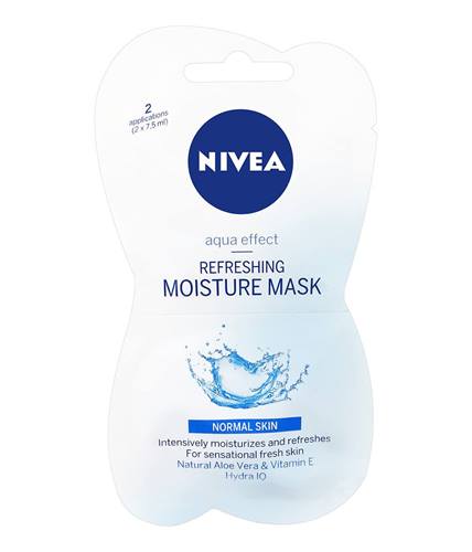 33668.jpg ماسك Nivea aqua effect refreshing Moisture Mask 75ml - الصورة 1