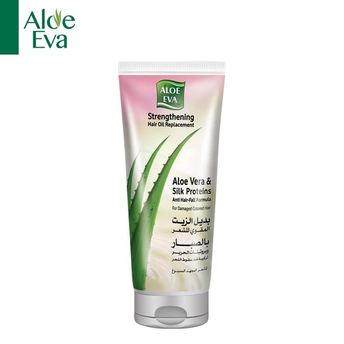 Aloe-Eva-Oil-Replacement-For-Colored-Damaged-Hair-250-ml-1.jpg بديل الزيت للشعر Aloe Eva Oil Replacement For Colored Damaged Hair 250 ml - الصورة 1
