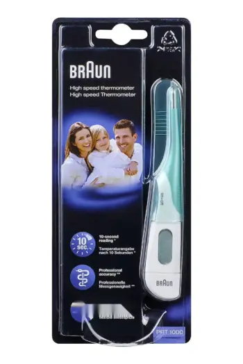 Braun High Speed Flexible Digital Thermometer PRT 1000