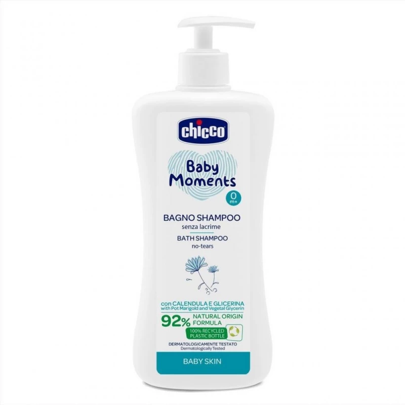 Chicco No Tears Baby Shampoo 500ml شامبو الاطفال Chicco No Tears Baby Shampoo 500ml - الصورة 1