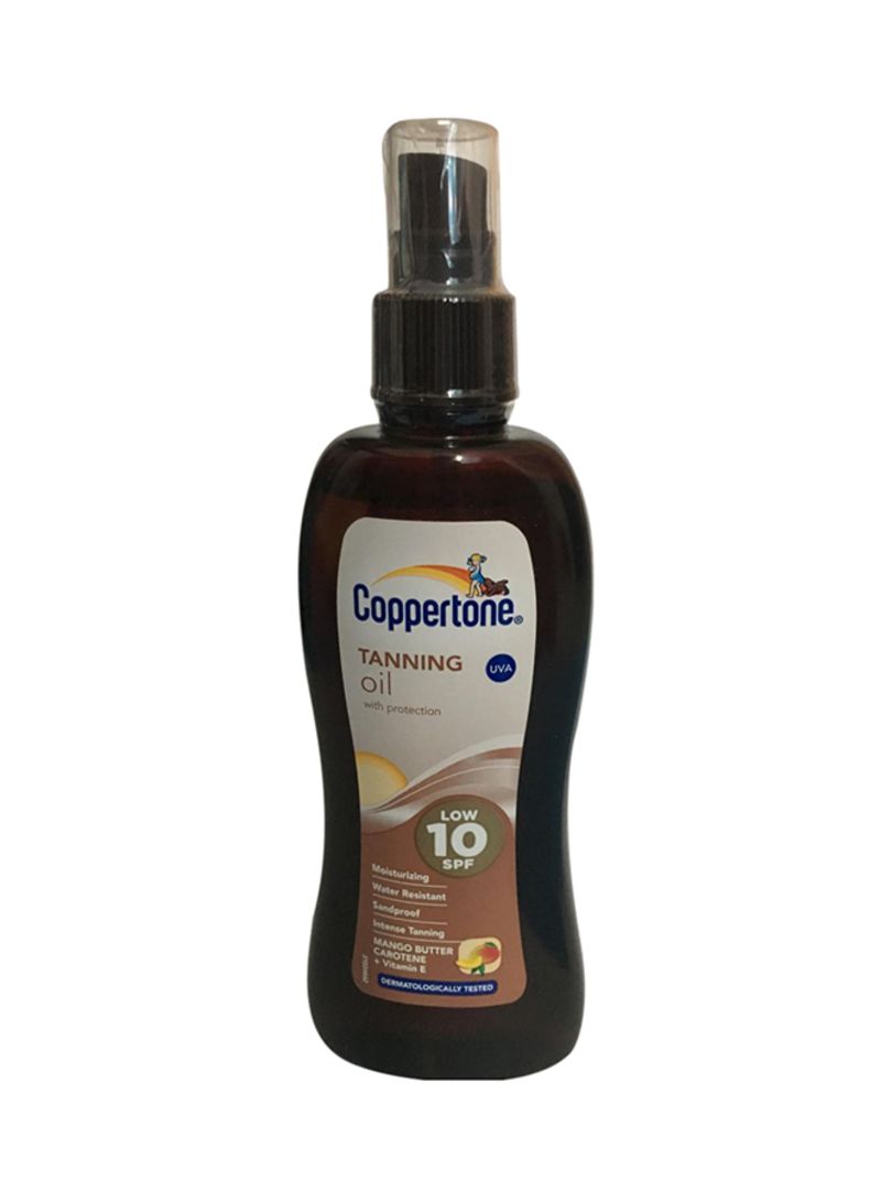 Coppertone-Mango-Spf-10-Low-Tanning-Oil-Spray-200ml.jpg زيت التسمير Coppertone Mango Spf 10 Low Tanning Oil Spray 200ml - الصورة 1