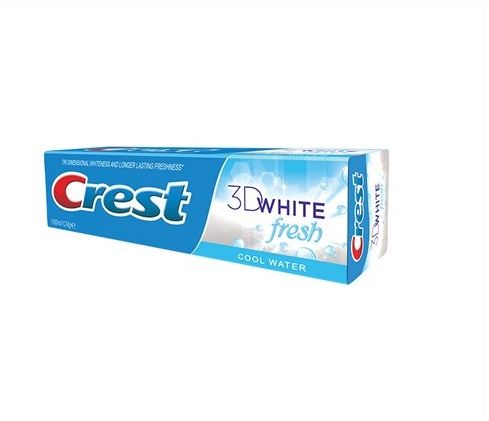 Crest-3D-White-Fresh-Cool-Water-Toothpaste-100ml.jpg معجون الأسنان Crest 3D White Fresh Cool Water Toothpaste 100ml - الصورة 1
