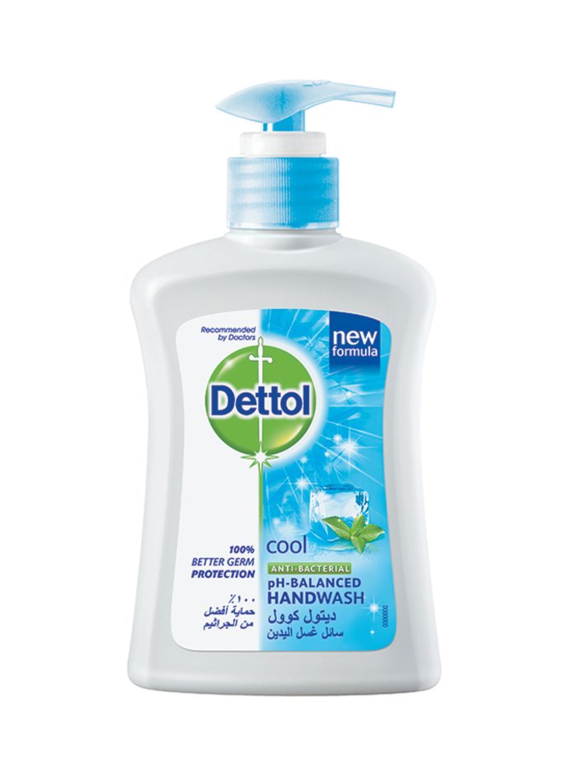 Dettol-Cool-Hand-Wash-200ml-Blue-6@19.jpg صابون الأيدي Dettol Cool Hand Wash 200ml - الصورة 1