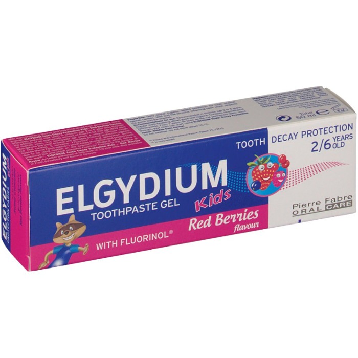 Elgydium-Red-Berries-kids-2-6-yrs-Gel-Toothpaste-50ml.jpg معجون الأسنان Elgydium Red Berries kids 2-6 years Gel Toothpaste 50ml - الصورة 1