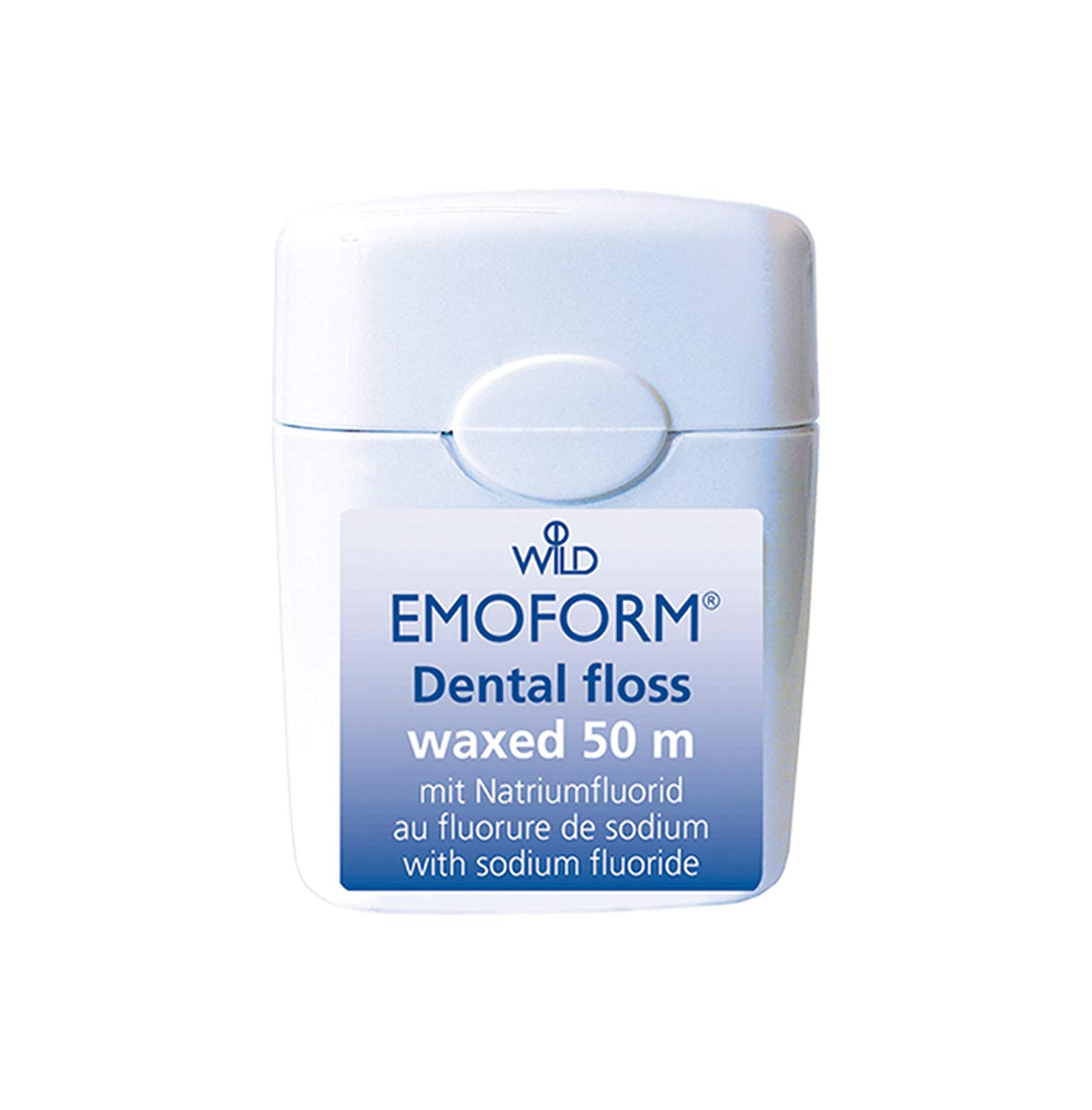 Emoform-Waxed-Dental-Floss-50m-Discont.jpg خيوط الأسنان Emoform Waxed Dental Floss - الصورة 1