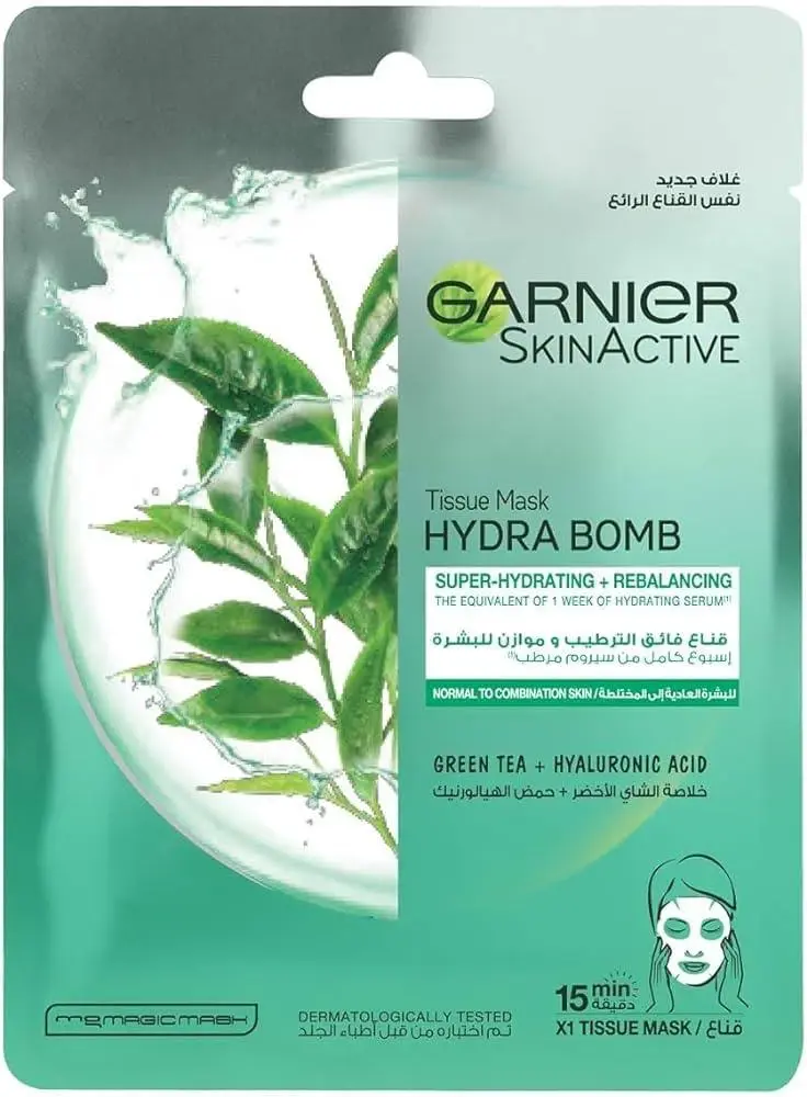 Garnier Skin Active Hydra Bomb Normal to Combination Skin Tissue Mask Garnier Skin Active Hydra Bomb Normal to Combination Skin Tissue Mask
