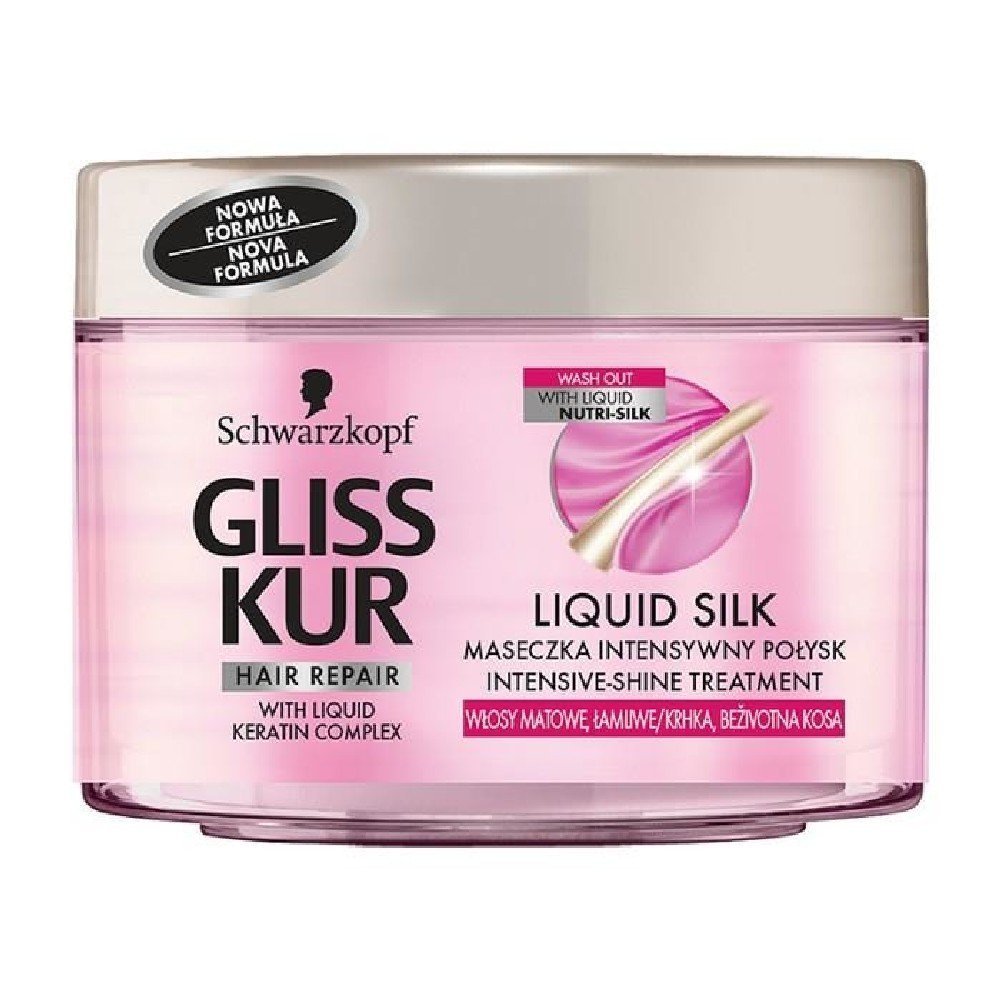 Gliss-Liquid-Silk-Hair-Mask-200ml.jpg ماسك الشعر Gliss Liquid Silk Hair Mask 200ml - الصورة 1