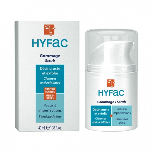 Hyfac-Gommage-Cleansing-Scrub-40ml.jpg مقشر البشرة Hyfac Gommage Cleansing Scrub 40ml - الصورة 1