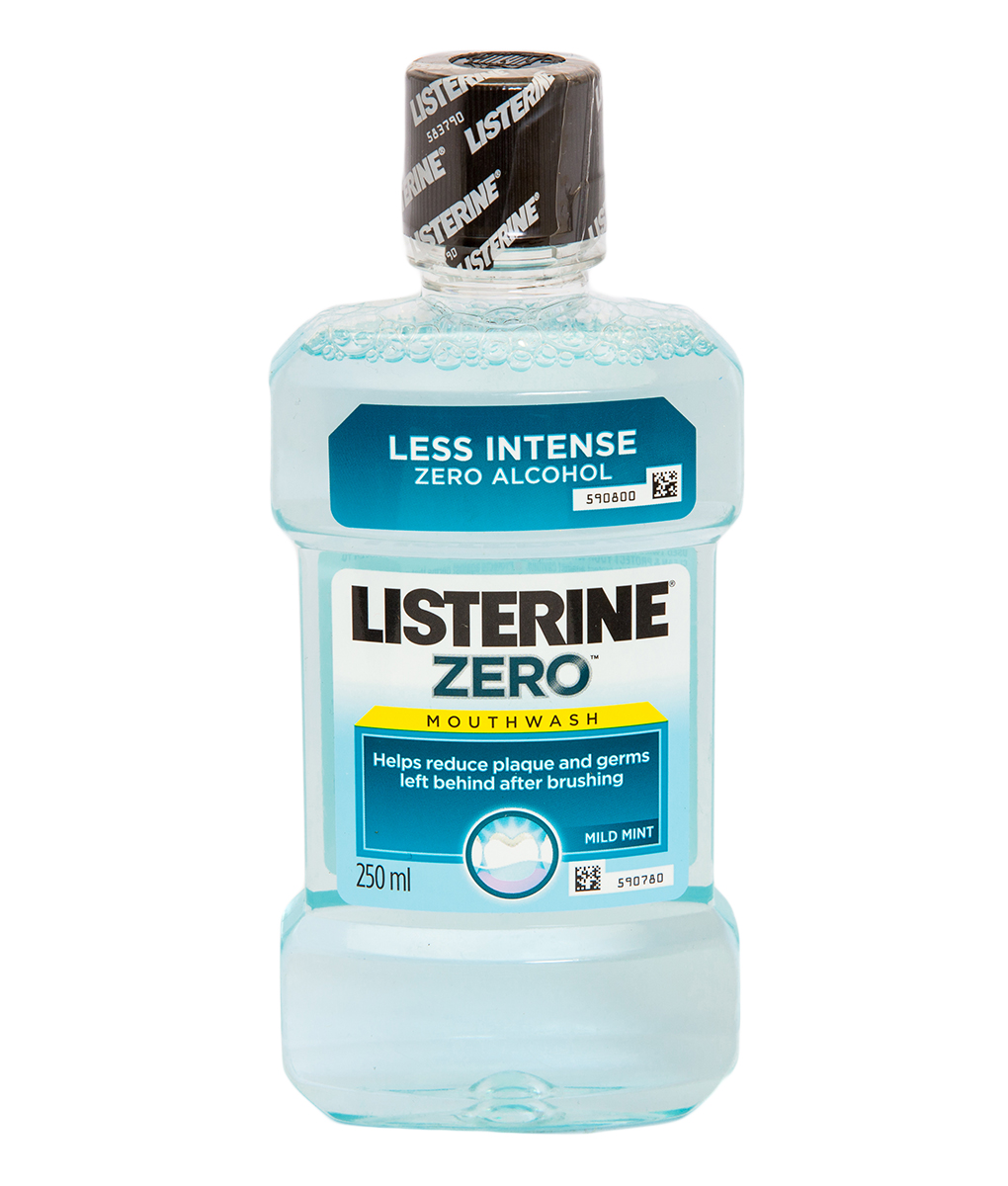 Listerine-Zero-Mouthwash-250ml.jpg غسول الفم والأسنان Listerine Zero Mouthwash 250ml - الصورة 1