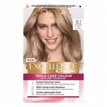 Loreal Excellence Hair Color Shade 8.1-Light Ash Blonde