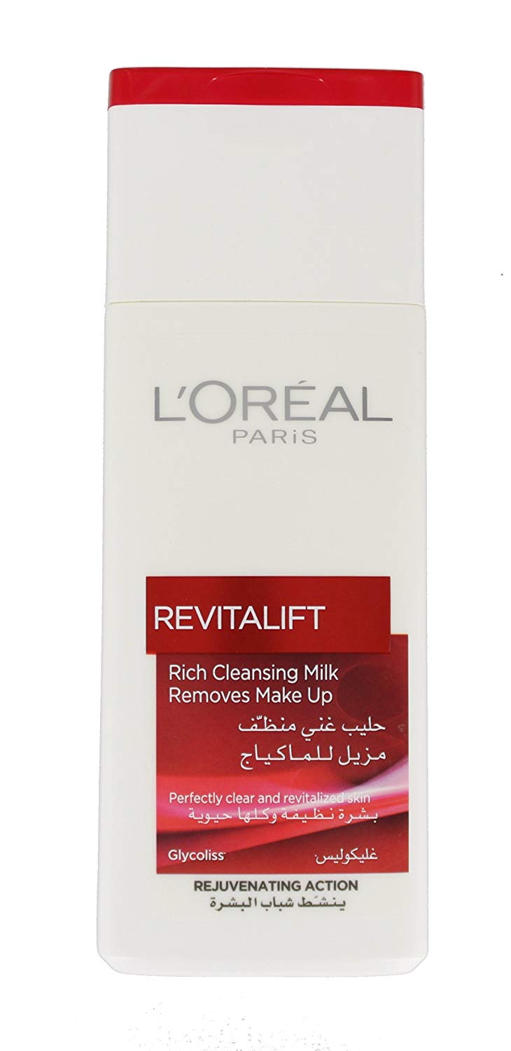 Loreal-Revitalift-Cleansing-Milk-200ml.jpg غسول البشرة Loreal Revitalift Cleansing Milk 200ml - الصورة 1