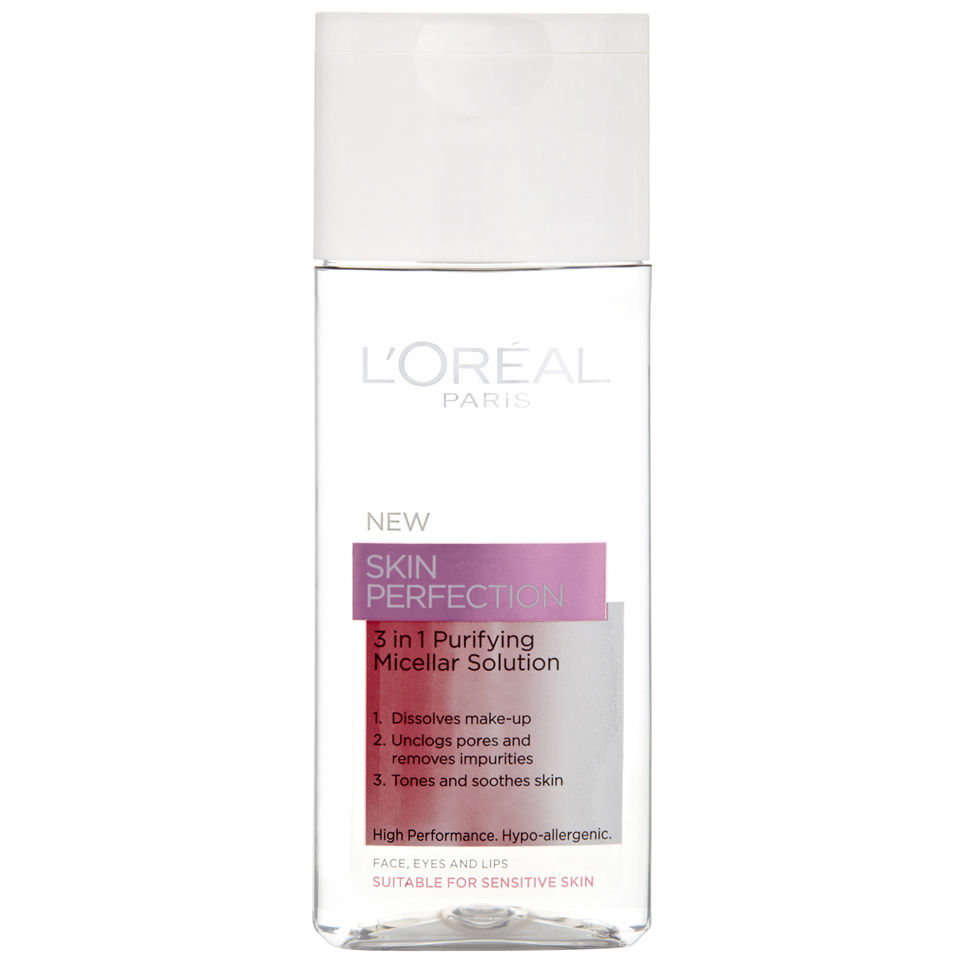 Loreal-Skin-Perfection-Micellar-Makeup-Remover-Water-200ml.jpg مزيل المكياج Loreal Skin Perfection Micellar Makeup Remover Water 200ml - الصورة 1