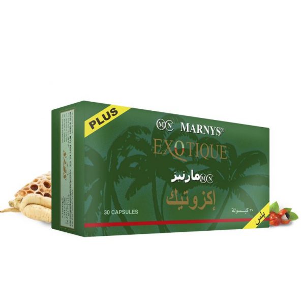 Marnys-Exotique-Plus-30-Cap.jpg فيتامين للرجال Marnys Exotique Plus 30 Capsule - الصورة 1
