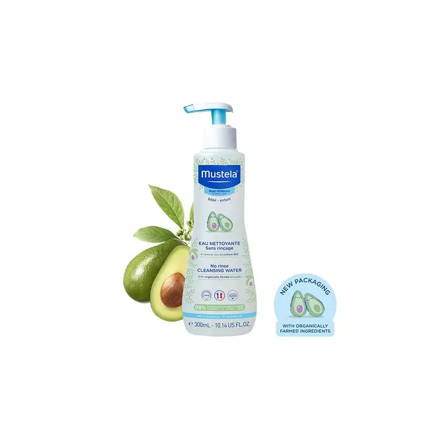 Mustela No Rinse Cleansing Water With Avocado 300Ml Mustela No Rinse Cleansing Water With Avocado 300Ml