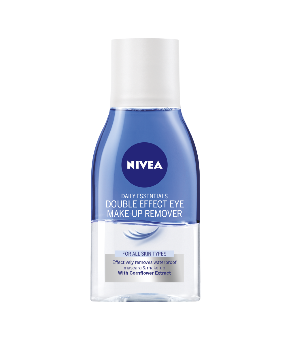 Nivea-Double-Effect.png مزيل المكياج Nivea Double Effect Eye Make Up Remover 125ml - الصورة 1