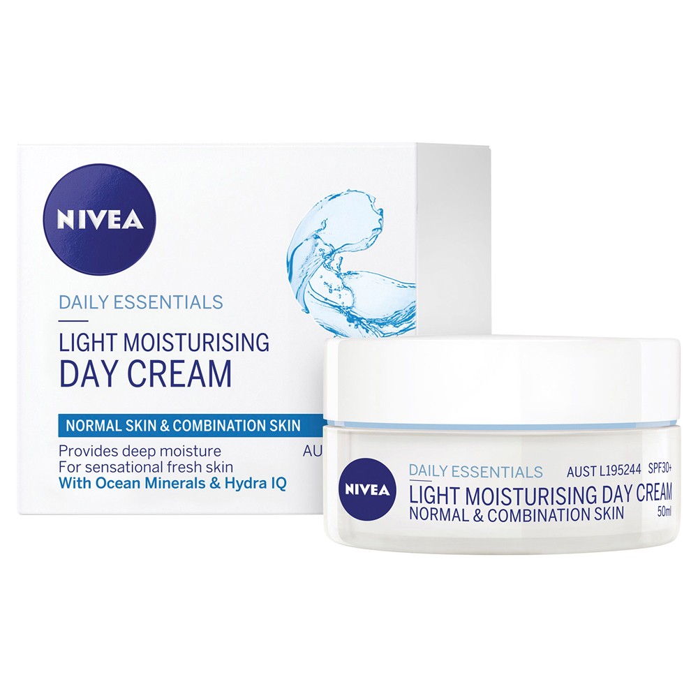 Nivea-Moisturising-For-Normal-Skin-Spf-30-Day-Cream-50ml.jpg ترطيب البشرة Nivea Moisturising Spf 30 Day Cream 50ml-For Normal Skin - الصورة 1