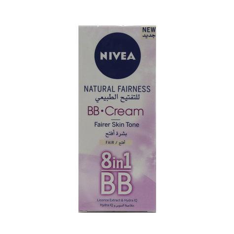 Nivea-Natural-Fairness-8-In-1-Fair-BB-Cream-40g-Discont.jpg تبييض البشرة Nivea Natural Fairness 8 In 1 Fair BB Cream 40g - الصورة 1