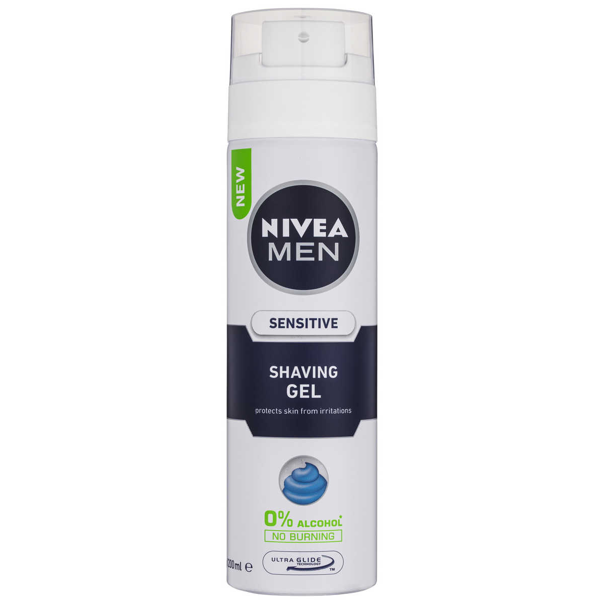 Nivea-Shaving-Gel-Sensitive-200ml.jpg جل الحلاقة Nivea Sensitive Shaving Gel 200ml - الصورة 1
