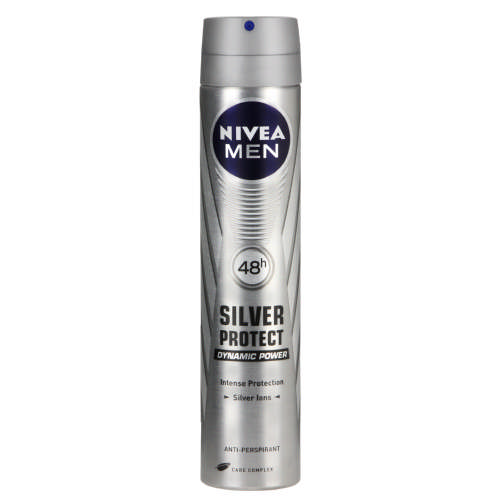 Nivea-Silver-Protect-Deo-Spray-For-Men-200ml.jpg مزيل العرق Nivea Silver Protect Deodorant Spray For Men 200ml - الصورة 1