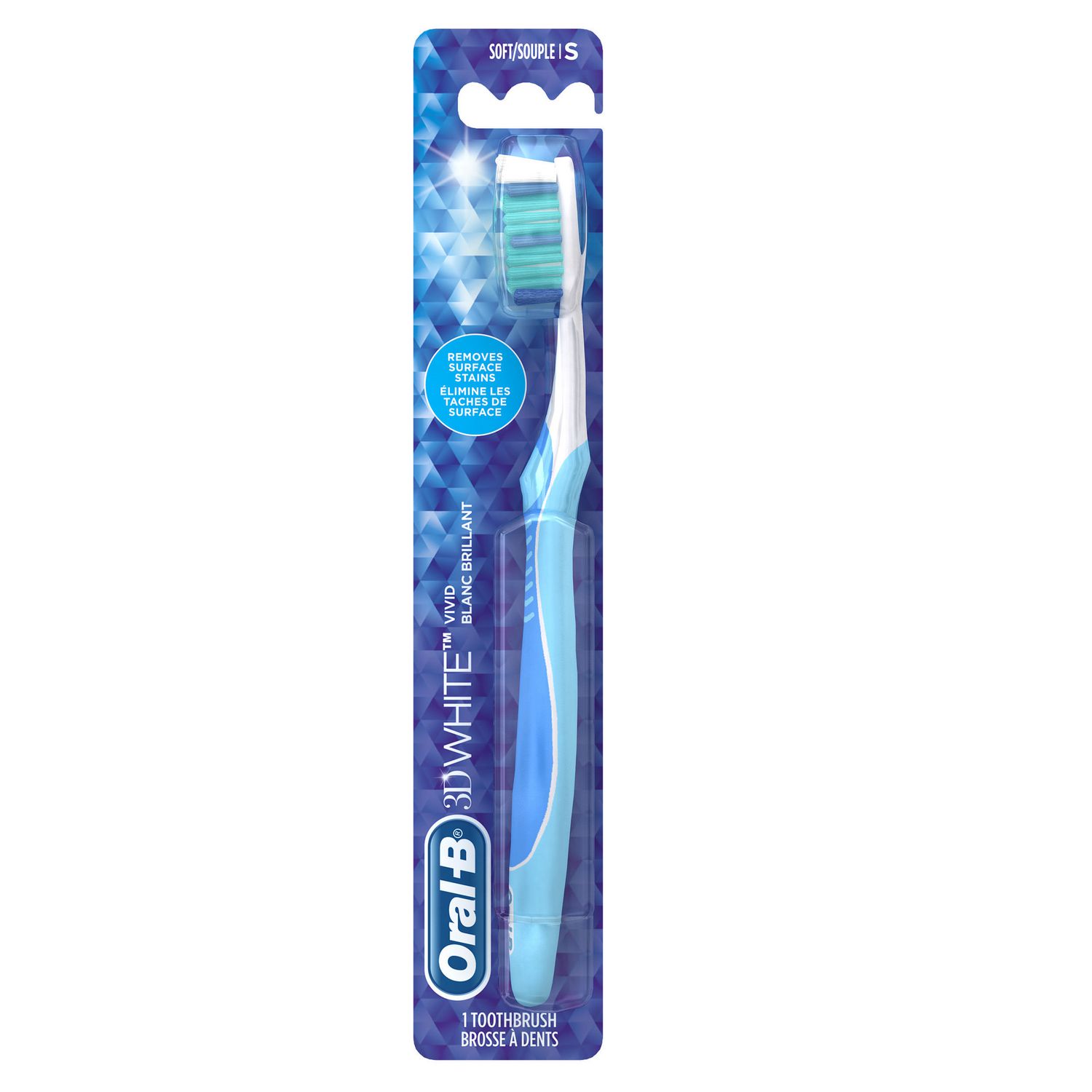 Oral-B-3D-White-35-toothbrush.jpg فرشاة الأسنان `Oral B 3D White 35 Toothbrush-Soft - الصورة 1
