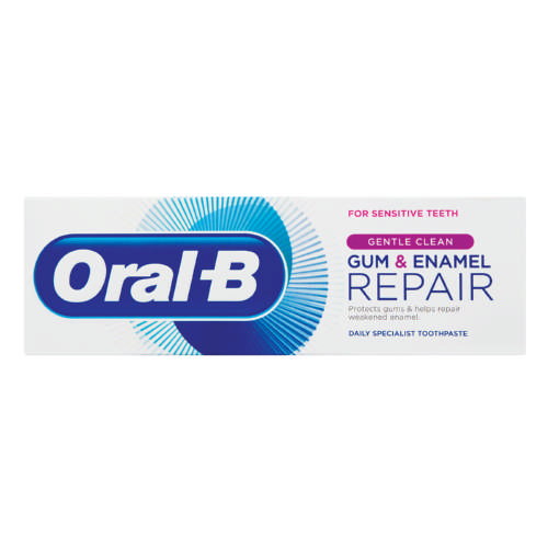 Oral-B-Extra-Clean-Gum-Enamel-Repair-Toothpaste-75ml.jpg معجون الأسنان Oral-B Extra Clean Gum & Enamel Repair Toothpaste 75ml - الصورة 1