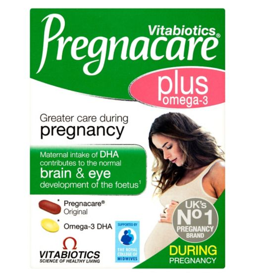 Pregnacare-Plus-Omega-3-Dual-Pack-56.png فيتامينات الحمل Vitabiotics Pregnacare Plus Omega 3 Dual Pack 56 Tab/Cap - الصورة 1
