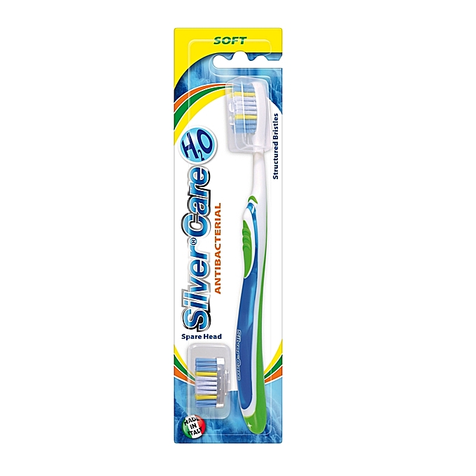 Silvercare-H2O-Antibacterial-Toothbrush-Soft1.jpg Silver Care H2O Toothbrush-Soft - الصورة 1