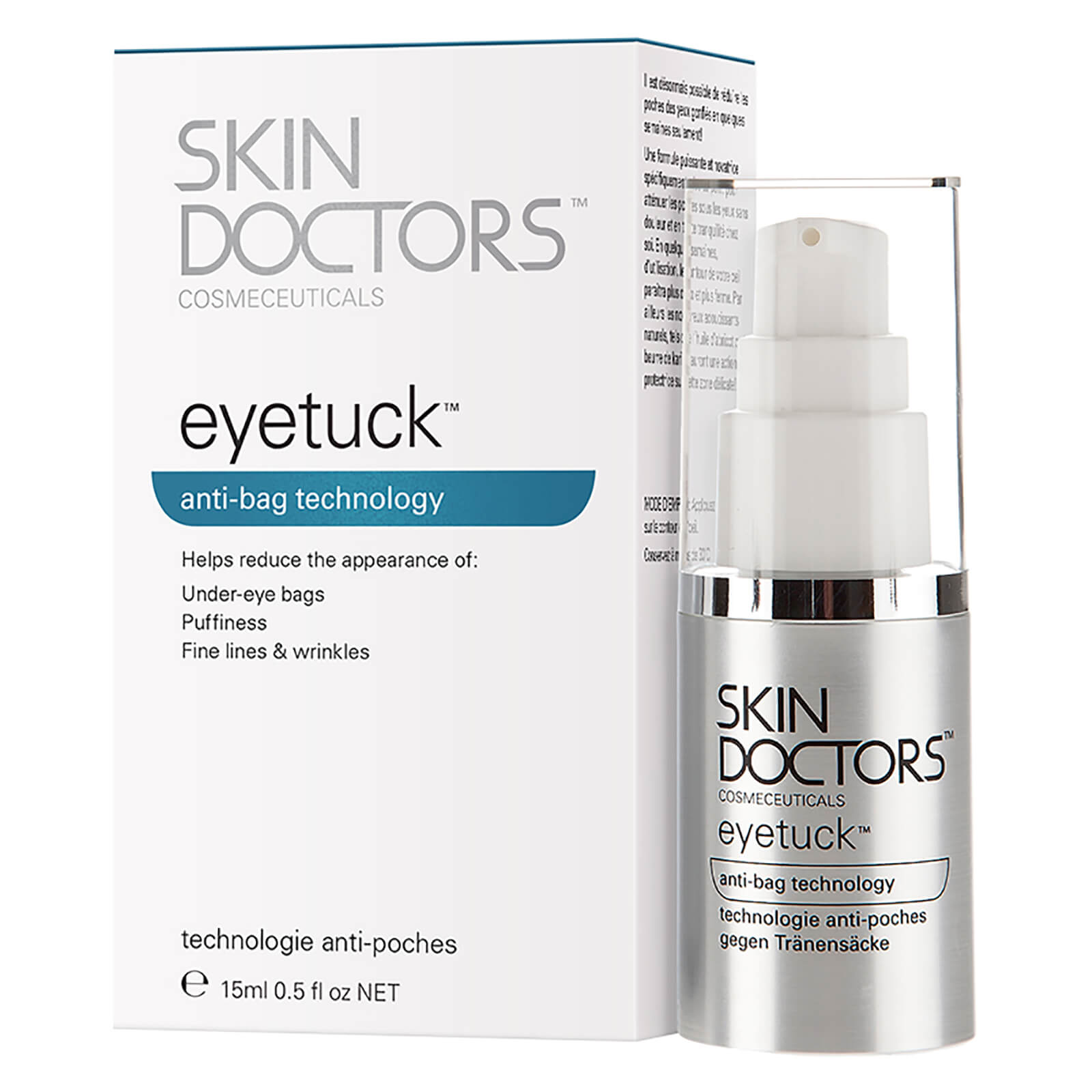 Skin-Doctors-Eye-Tuck-Anti-Bag-Eye-Cream-15ml.jpg كريم العين Skin Doctors Eyetuck Anti Bag Eye Cream 15ml - الصورة 1