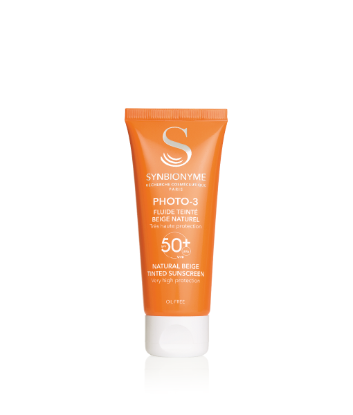 Synbionyme-Photo-3-Sun-Block-Spf-50-Tinted-Fluid-40ml-Natural-Beige.png واقي شمس Synbionyme Photo-3 Sun Block Spf 50+ Tinted Fluid 40ml-Natural Beige - الصورة 1