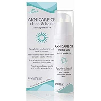 Synchroline-Aknicare-CB-Chest-Back-Spray-Acne-Emulsion-100ml.jpg لحب الشباب Synchroline Aknicare CB Chest & Back Spray Acne Emulsion 100ml - الصورة 1