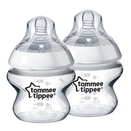 Tommee-Tippee-Bottle-150ml-2-Pcs-0m-Transperant.jpg رضاعة الأطفال Tommee Tippee Bottle 150ml 2 Pcs 0m+ -Transperant - الصورة 1
