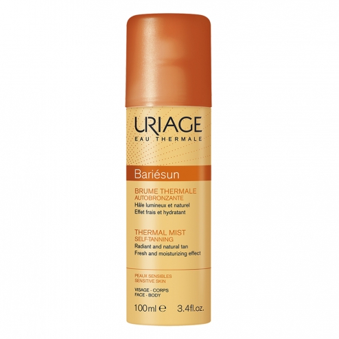 Uriage-Bariesun-Autobronzant-Milk-100ml.jpg بخاخ التسمير Uriage Barisun Thermal Spray Self-Tanning Face And Body 100ML - الصورة 1