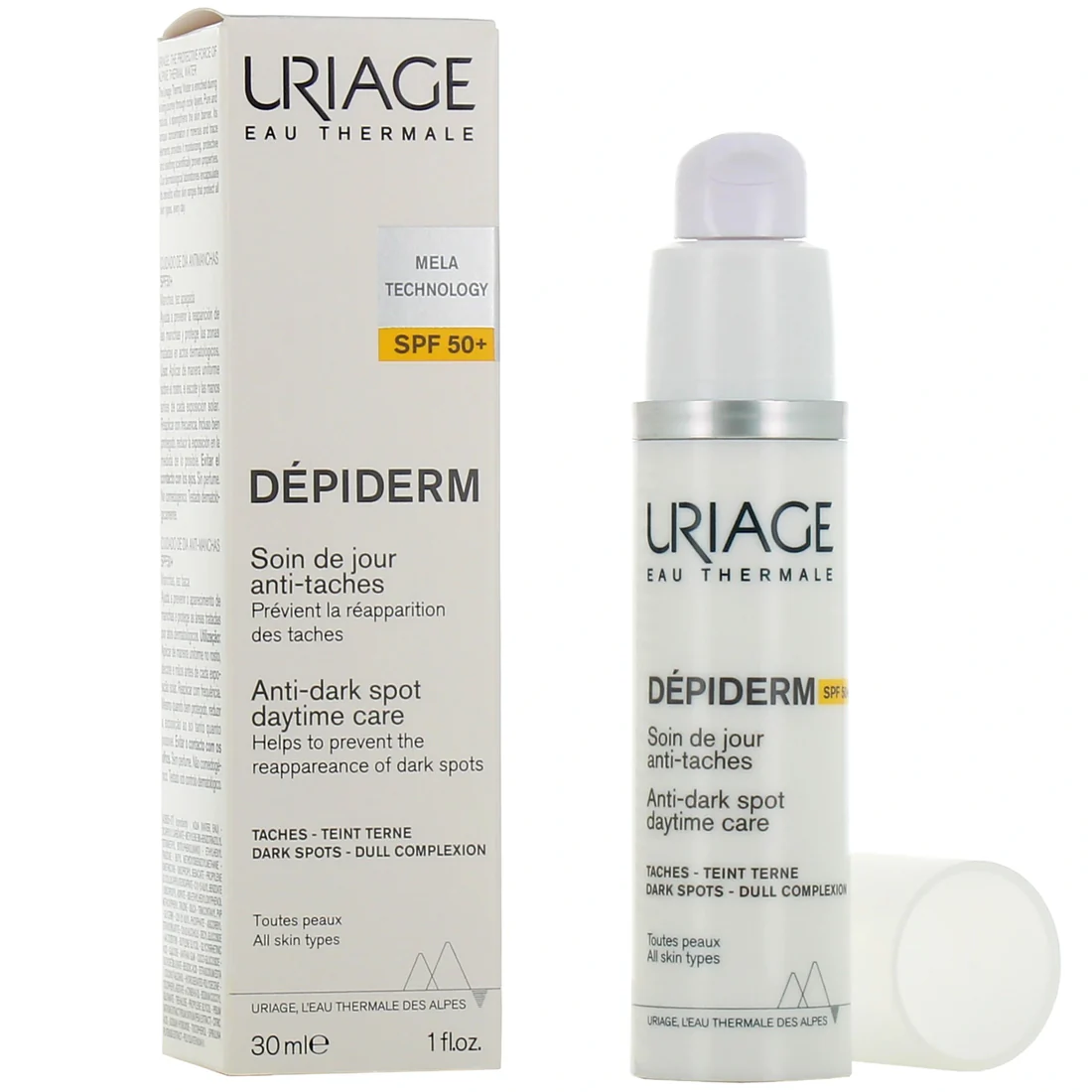 Uriage Depiderm Spf 50+ Anti Dark Spot Day Cream 30ml Uriage Depiderm Spf 50+ Anti Dark Spot Day Cream 30ml