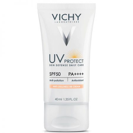 Vichy-UV-Protect-Sun-Block-Spf-50-Anti-Dullness-BB-Cream-40ml.jpg واقي الشمس Vichy UV Protect Sun Block Spf 50 Anti Dullness BB Cream 40ml - الصورة 1