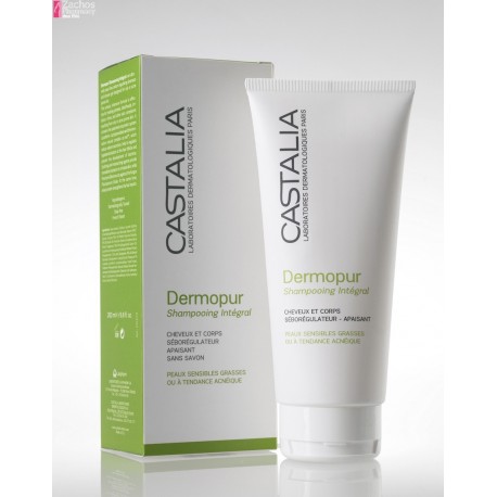 castalia-dermapur.jpg شامبو الشعر Castalia Dermopur Hair & Body Shampoo 200ml - الصورة 1