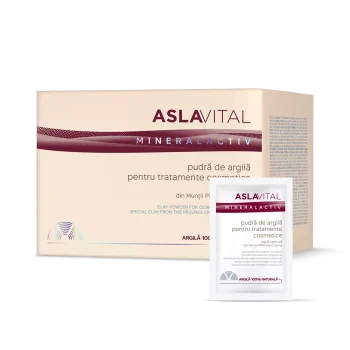 Aslavital Mineralactiv Clay Powder For Cosmetic Treatment 10 Sach