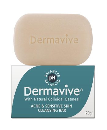 Dermavive Acne & Sensitive Skin Cleansing Soap Bar 120g