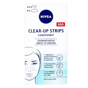 Nivea Clear Up Cleansing Nose Strips 6 Pcs