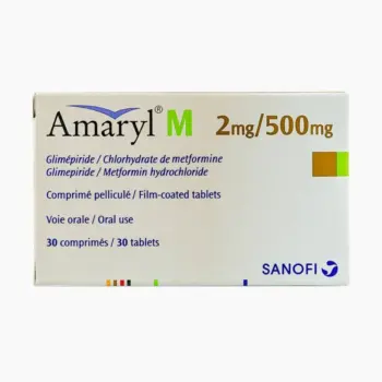 Amaryl (M) 2Mg/500mg 30 Tablets
