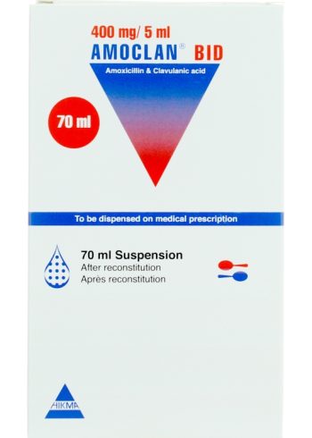 Amoclan BID 400mg Suspension 70ml