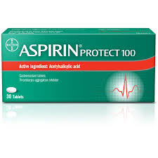 Aspirin 100mg 30 Tablets