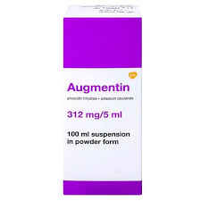 Augmentin 312mg/5ml 100ml Suspension