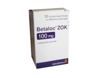 Betaloc Zoc 100mg 30 Tablets