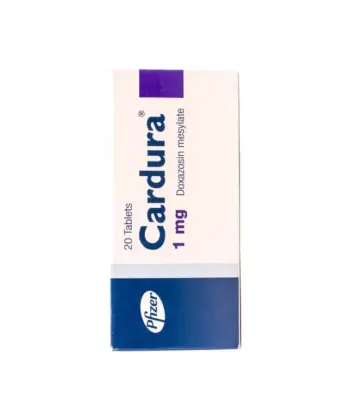 Cardura 1mg 20 Tablets