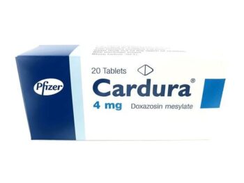 Cardura 4mg 20 Tablets