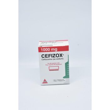 Cefizox injection 1g IM 1vial
