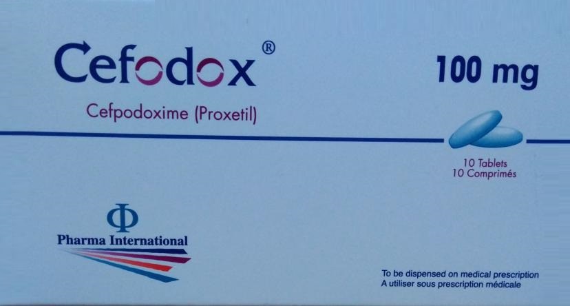 Cefodox 100mg 10 Tablets Cefodox 100mg 10 Tablets