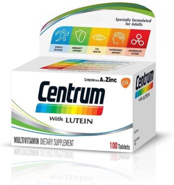 Centrum & Lutein 100 Tablets