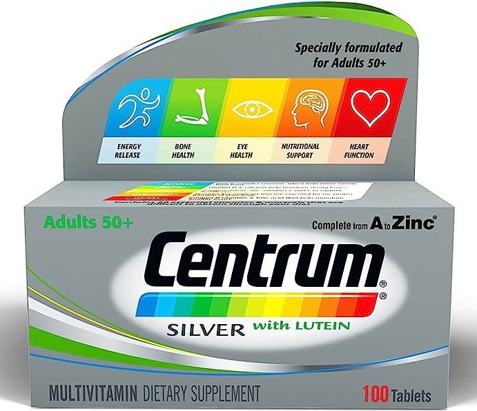 Centrum Silver With Lutein 100 Tablets Centrum Silver With Lutein 100 Tablets