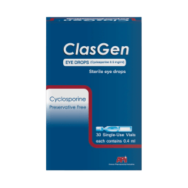 ClasGen Unit Dose Eye Drops 30 Ampoules